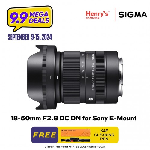 Sigma 18-50mm F2.8 DC DN for Sony E-Mount