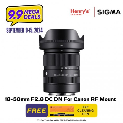 Sigma 18-50mm F2.8 DC DN For Canon RF Mount