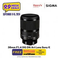 Sigma 35mm F1.4 DG DN Art Lens Sony E