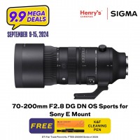 Sigma 70-200mm F2.8 DG DN OS Sports for Sony E Mount