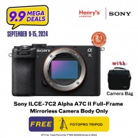 Sony ILCE-7C2 Alpha A7C II Full-Frame Mirrorless Camera Body Only