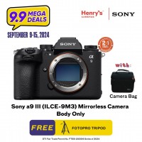 Sony a9 III (ILCE-9M3) Mirrorless Camera Body Only