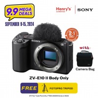 Sony ZV-E10 II Mirrorless Camera Body Only