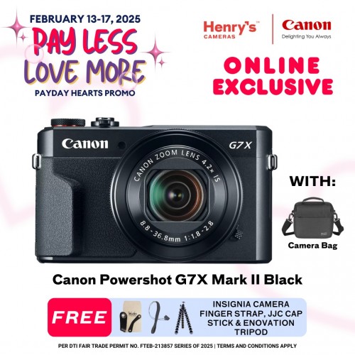 Canon Powershot G7X Mark II Black