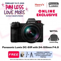 Panasonic Lumix DC-S1R with 24-105mm F4.0