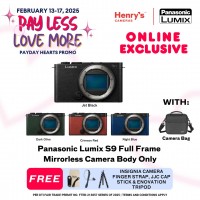 Panasonic Lumix S9 Full Frame Mirrorless Camera Body Only