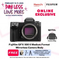 Fujifilm GFX 100 II Medium Format Mirrorless Camera Body [Pre-Order]