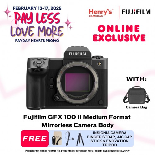 Fujifilm GFX 100 II Medium Format Mirrorless Camera Body [Pre-Order]