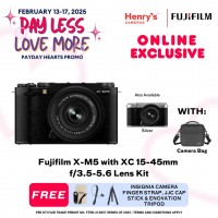 Fujifilm X-M5 with XC 15-45mm f/3.5-5.6 Lens Kit