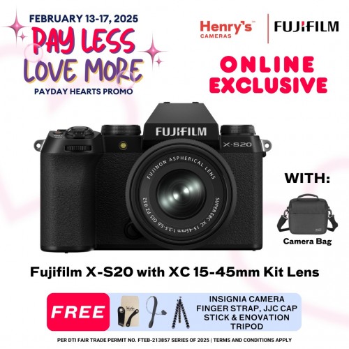 Fujifilm X-S20 with XC 15-45mm Kit Lens Mirrorless Camera 