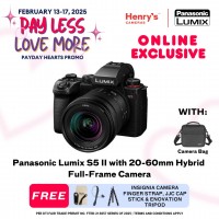 Panasonic Lumix S5 II with 20-60mm Hybrid Full-Frame Camera