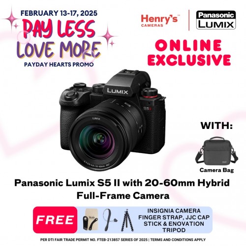 Panasonic Lumix S5 II with 20-60mm Hybrid Full-Frame Camera