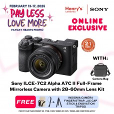 Sony ILCE-7C2 Alpha A7C II Full-Frame Mirrorless Camera with 28-60mm Lens Kit