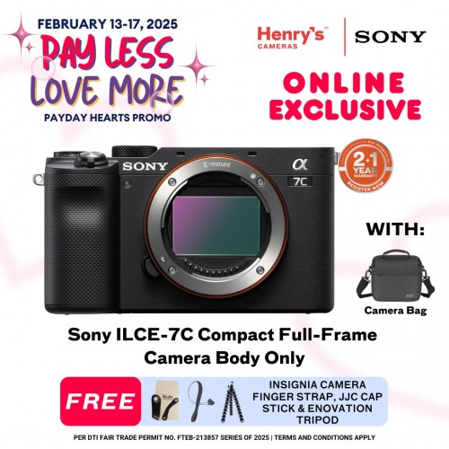 Sony ILCE-7C Compact Full-Frame Camera Body Only