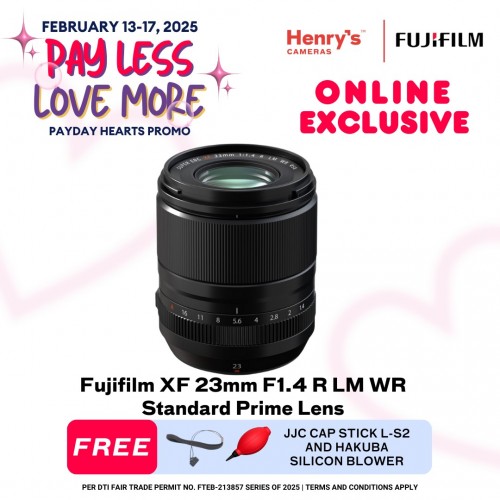 Fujifilm XF 23mm F1.4 R LM WR Standard Prime Lens