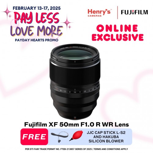 Fujifilm XF 50mm F1.0 R WR Lens