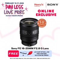 Sony FE 16-25MM F2.8 G Lens