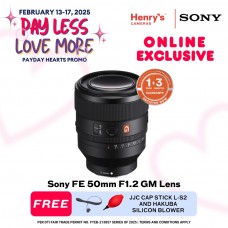 Sony FE 50mm F1.2 GM Lens