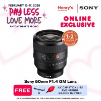 Sony 50mm F1.4 GM Lens