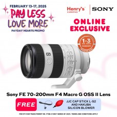 Sony FE 70-200mm F4 Macro G OSS II Lens 