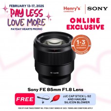 Sony FE 85mm F1.8 Lens