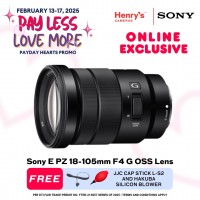 Sony E PZ 18-105mm F4 G OSS Lens