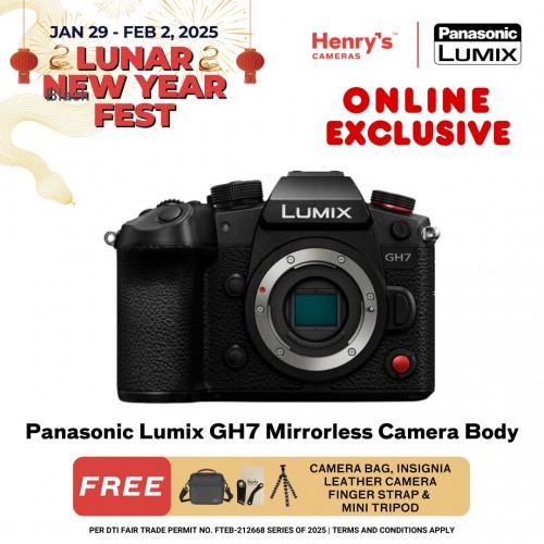 Panasonic Lumix GH7 Mirrorless Camera Body Only