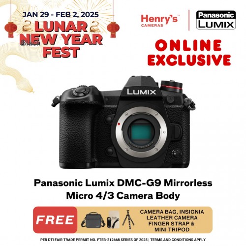 Panasonic Lumix DMC-G9 Mirrorless Micro 4/3 Camera Body