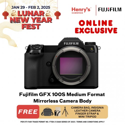 Fujifilm GFX 100S Medium Format Mirrorless Camera Body