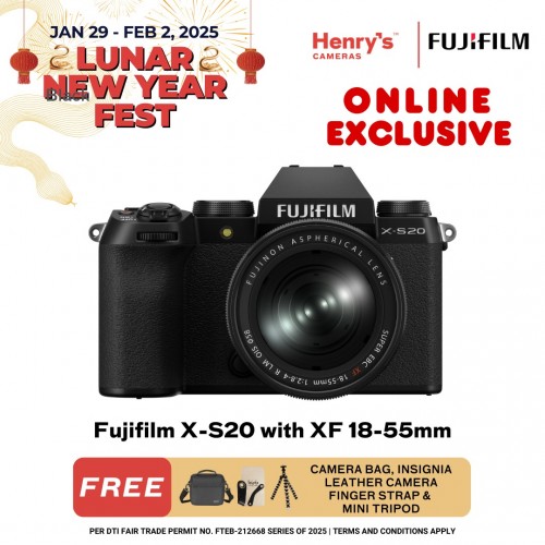 Fujifilm X-S20 with XF 18-55mm Kit Lens Mirrorless Camera 