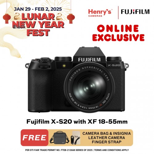 Fujifilm X-S20 with XF 18-55mm Kit Lens Mirrorless Camera 