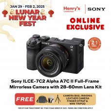 Sony ILCE-7C2 Alpha A7C II Full-Frame Mirrorless Camera with 28-60mm Lens Kit