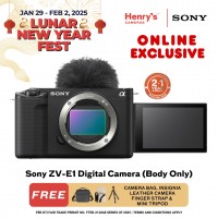 Sony ZV-E1 Digital Camera (Body Only) Black (Sony Phil)