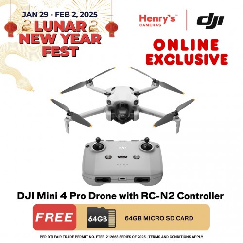 DJI Mini 4 Pro Drone with RC-N2 Controller