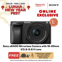 Sony a6400 Mirrorless Camera with 16-50mm f/3.5-5.6 II Lens