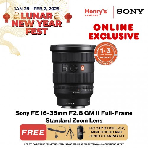 Sony FE 16-35mm F2.8 GM II Full-Frame Standard Zoom Lens