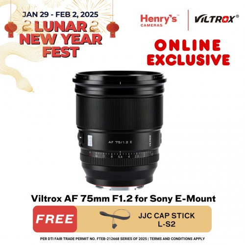 Viltrox AF 75mm F1.2 for Sony E-Mount