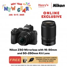 Nikon Z50 Mirrorless with 16-50mm and 50-250mm Kit Lens