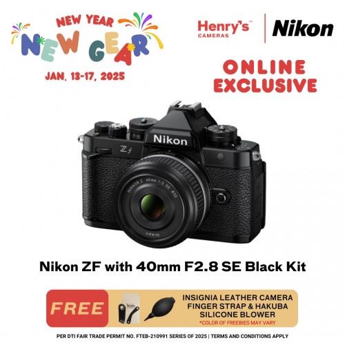 Nikon ZF with 40mm F2.8 SE Black Kit