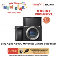 Sony Alpha A6400 Mirrorless Camera Body Black