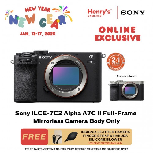 Sony ILCE-7C2 Alpha A7C II Full-Frame Mirrorless Camera Body Only