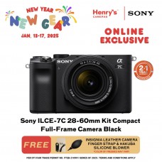 Sony ILCE-7C 28-60mm Kit Compact Full-Frame Camera Black