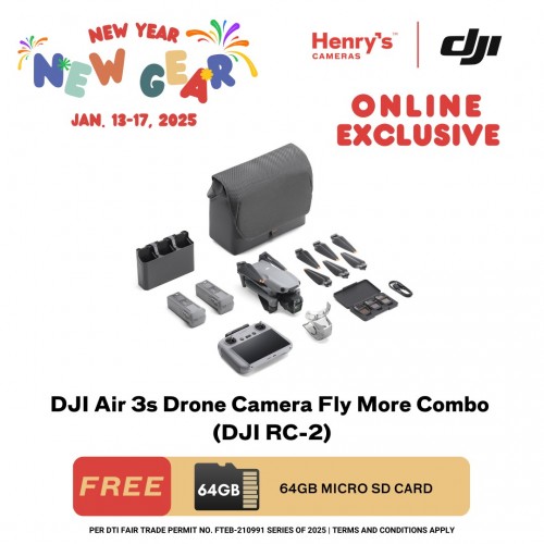 DJI Air 3s Drone Camera Fly More Combo (DJI RC-2)