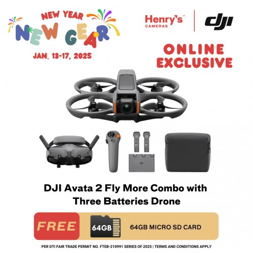 DJI Avata 2 Fly More Combo with Three Batteries Drone