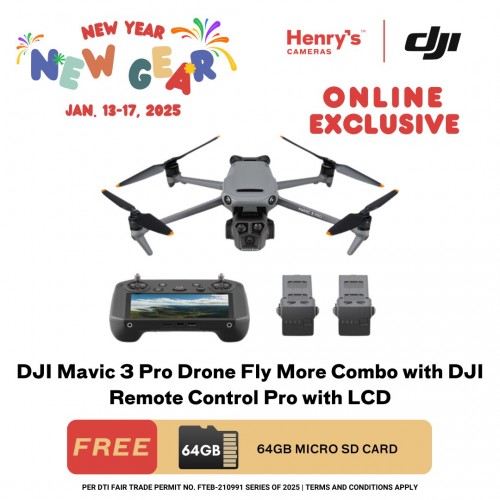 DJI Mavic 3 Pro Drone Fly More Combo with DJI Remote Control Pro with LCD