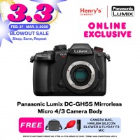 Panasonic Lumix DC-GH5S Mirrorless Micro 4/3 Camera Body