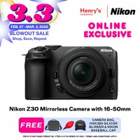 Nikon Z30 Mirrorless Camera with 16-50mm