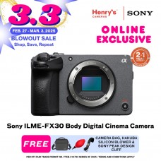 Sony ILME-FX30 Body Digital Cinema Camera