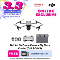 DJI Air 3s Drone Camera Fly More Combo (DJI RC-N3)