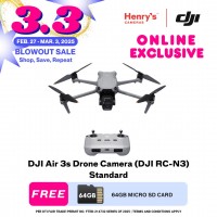 DJI Air 3s Drone Camera (DJI RC-N3) Standard